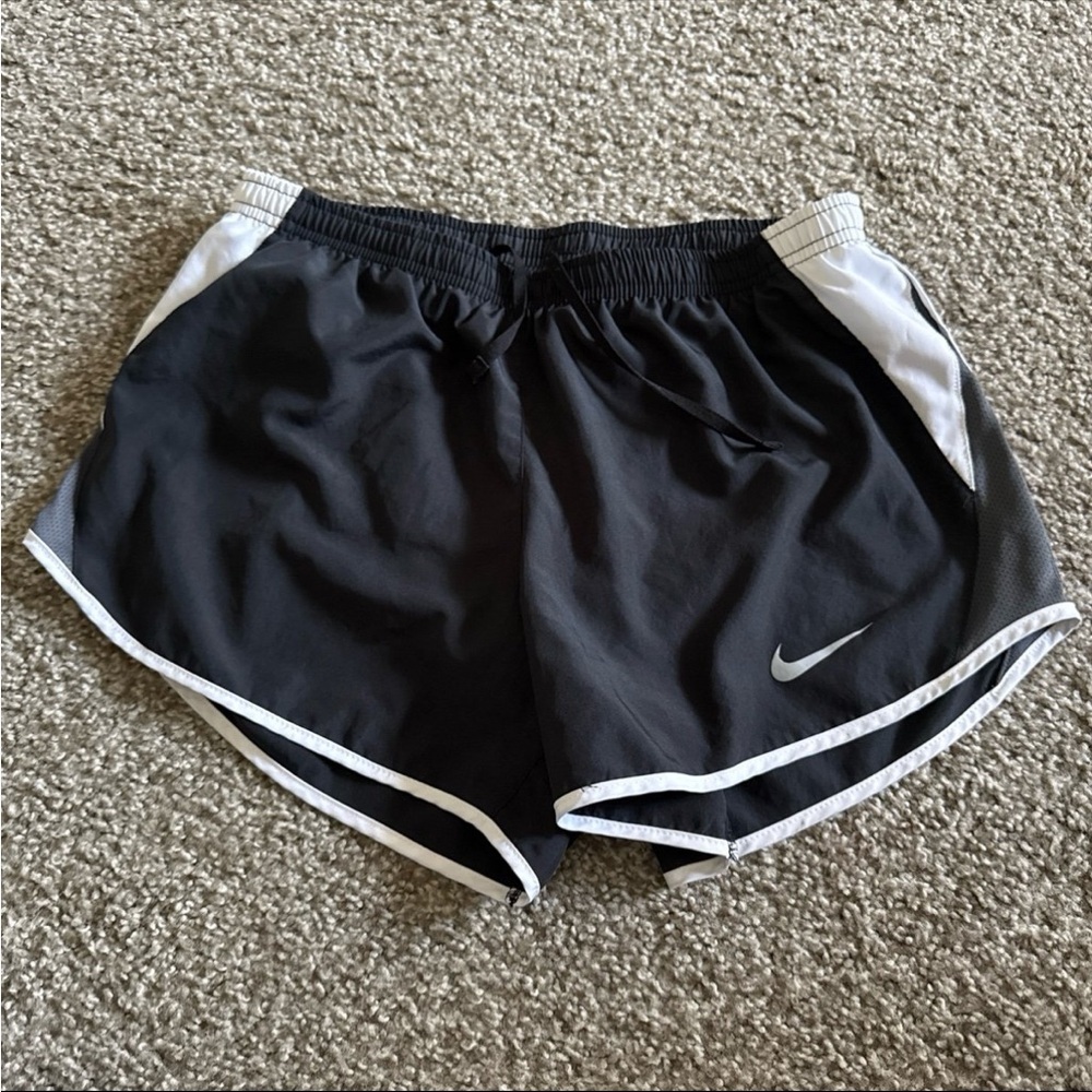 Nike Women's Athletic Shorts in Black and White